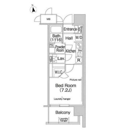 コンフォリア木場親水公園の物件間取画像